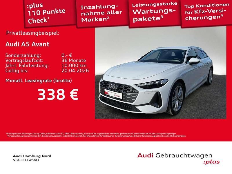Gebraucht Audi A5 Sport 150 PS (110 kW) 2025 2y gletscherweiß metallic Kombi