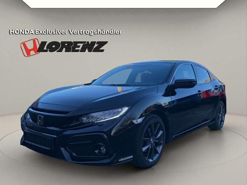 Schwarz Gebraucht 2022 Honda Civic Elegance Limousine | 21.890 € (Fairer Preis) - Bild 1/4