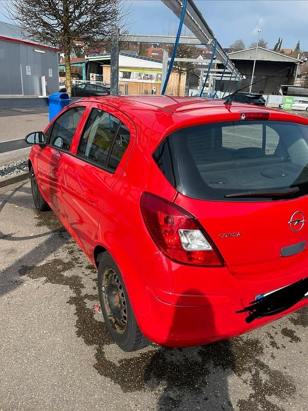 Gebraucht Opel Corsa 80 PS (58 kW) 2008 Rot Kleinwagen