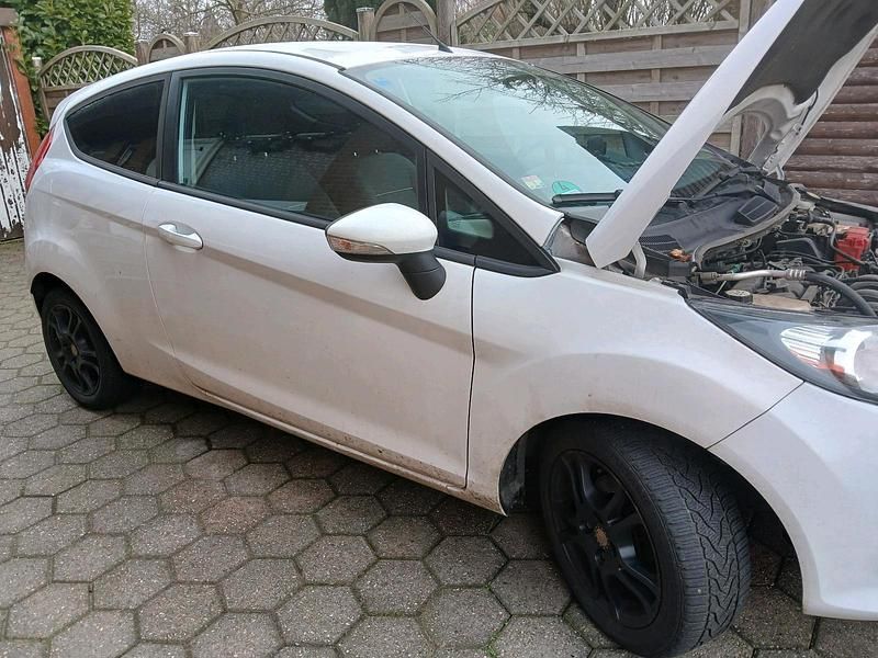 Gebraucht Ford Fiesta Trend 60 PS (44 kW) 2012 Weiß Kleinwagen