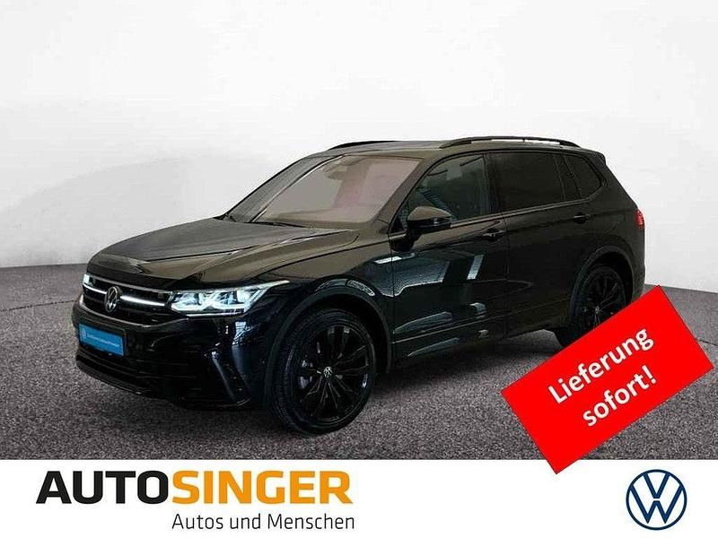 Schwarz Gebraucht 2024 VW Tiguan Allspace R-line SUV | 53.480 € - Bild 1/4