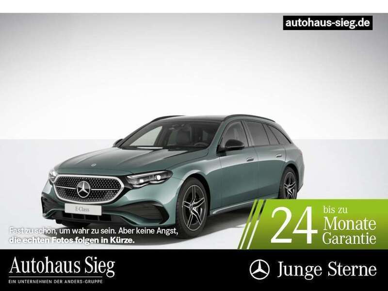 Verdesilber Gebraucht 2024 Mercedes E220 Premium Limousine | 54.950 € (Superpreis) - Bild 1/3