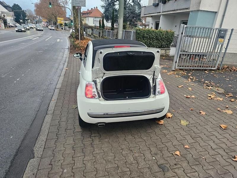 Gebraucht Fiat 500 Lounge 69 PS (50 kW) 2013 Bianco bianco/ bossa nova/calc Cabrio