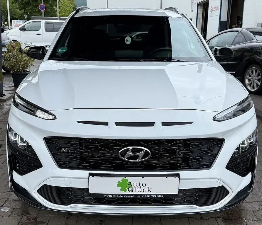 Gebraucht Hyundai Kona N Line 199 PS (146 kW) 2021 Weiß SUV