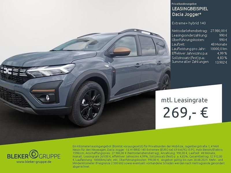 Schiefergrau Neu 2025 Dacia Jogger Extreme Van / Kleinbus | 27.980 € (Fairer Preis) - Bild 1/3
