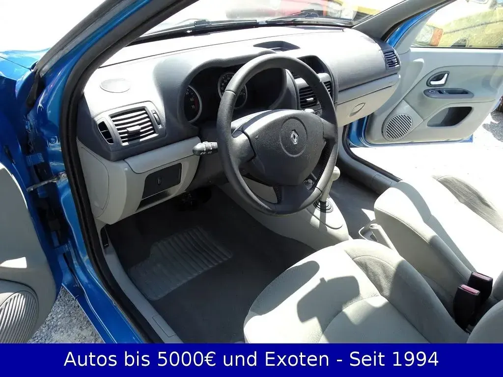 Gebraucht Renault Clio II 75 PS (55 kW) 2003 Blau Limousine