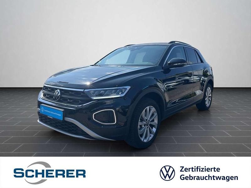 Schwarz Gebraucht 2025 VW T-Roc Life SUV | 28.680 € (Superpreis) - Bild 1/4