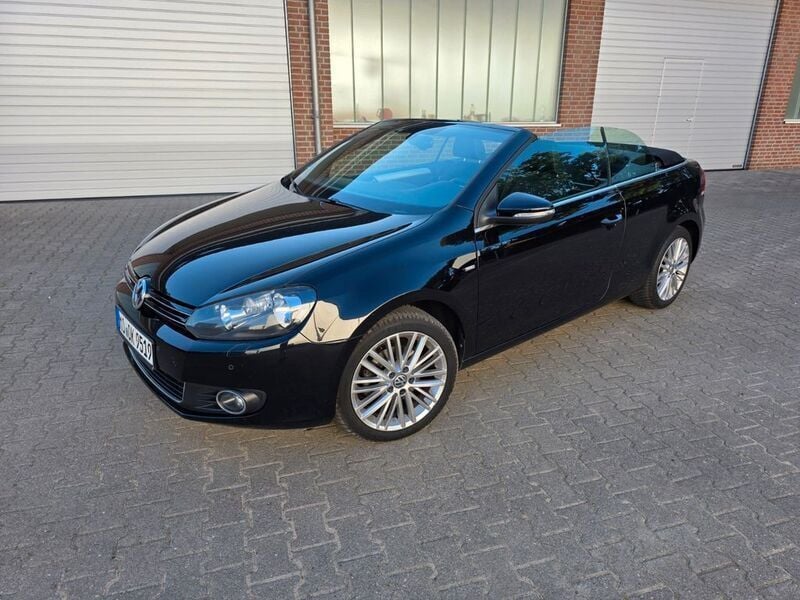 Schwarz Gebraucht 2015 VW Golf Cabriolet Cup Cabrio | 11.200 € (Etwas zu teuer) - Bild 1/4