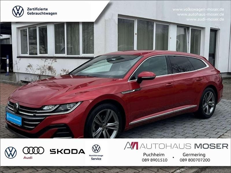 Kings red metallic Gebraucht 2024 VW Arteon R-line Kombi | 30.940 € (Superpreis) - Bild 1/4