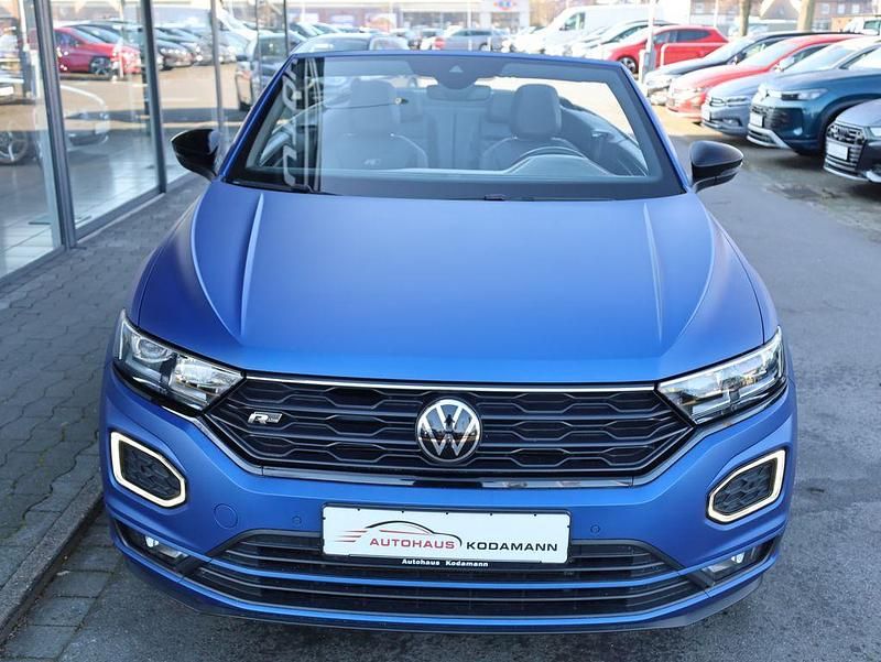 Gebraucht VW T-Roc Cabriolet Edition 150 PS (110 kW) 2021 Ravennablau matt Cabrio
