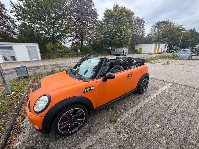 Orange Gebraucht 2009 Mini John Cooper Works Cabriolet Cabrio | 7.700 € (Guter Preis) - Bild 1/4
