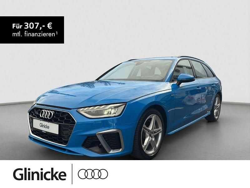 Turboblau Gebraucht 2020 Audi A4 S-Line Kombi | 27.970 € (Fairer Preis) - Bild 1/3