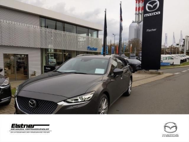 Machine gray (grau) Gebraucht 2022 Mazda 6 Sports-Line Kombi | 33.988 € (Etwas zu teuer) - Bild 1/4