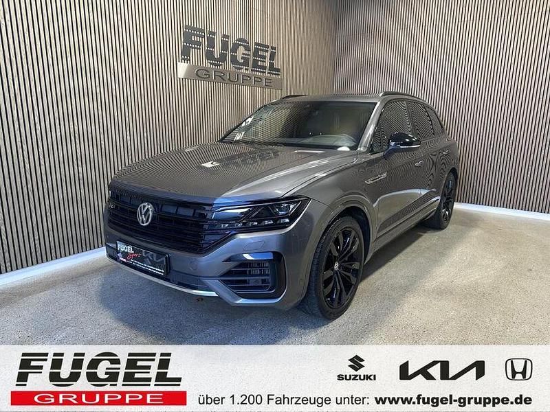 Siliziumgrau metallic Gebraucht 2020 VW Touareg R-line SUV | 64.999 € - Bild 1/4