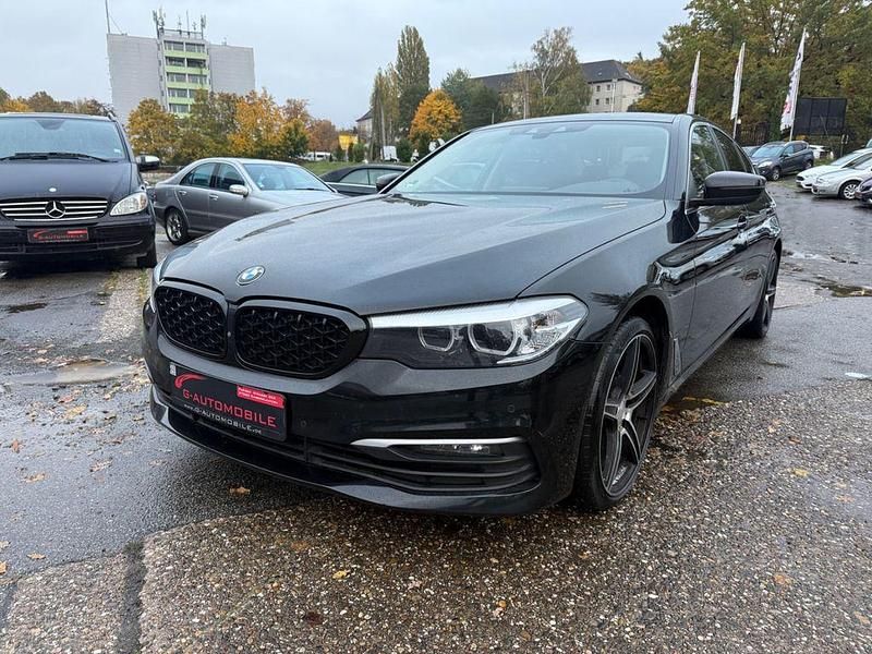 Schwarz Gebraucht 2018 BMW 520 Sport Line Limousine | 17.999 € (Guter Preis) - Bild 1/4