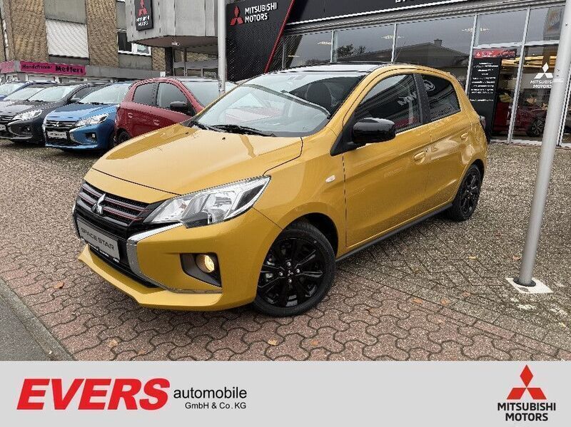 Citringelb / pianoschwarz Gebraucht 2024 Mitsubishi Space Star Select+ Limousine | 15.250 € (Etwas zu teuer) - Bild 1/4