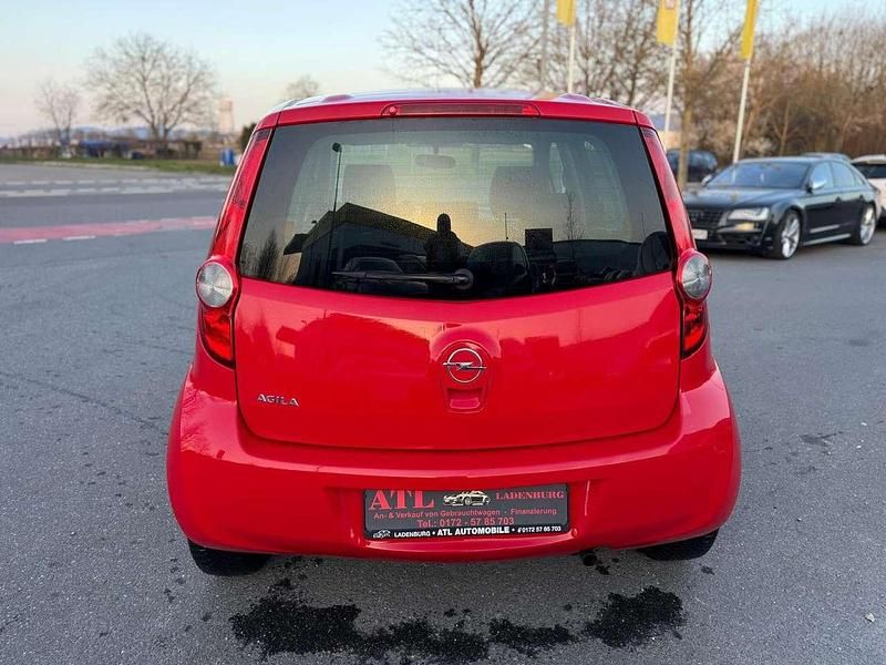 Gebraucht Opel Agila Edition 86 PS (63 kW) 2008 H:glutrot/f:tomatenrot Kleinwagen