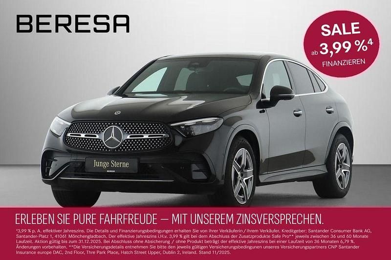 Schwarzlack obsidianschwarz Gebraucht 2024 Mercedes GLC300 AMG Coupé | 62.880 € (Superpreis) - Bild 1/4