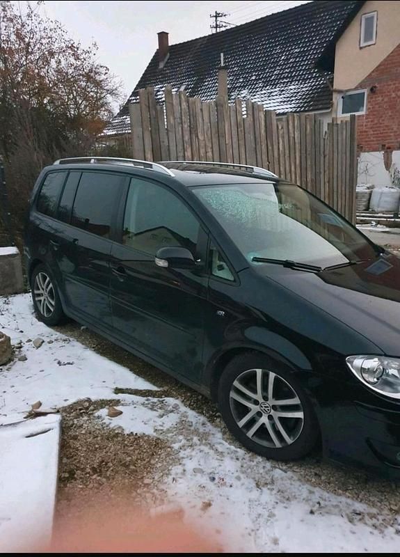 Gebraucht VW Touran Highline 170 PS (125 kW) 2008 Schwarz Van / Kleinbus