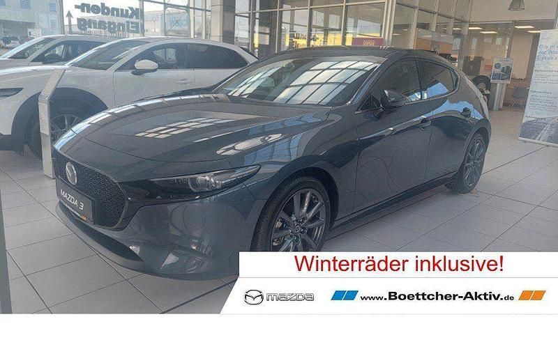 Grau Gebraucht 2024 Mazda 3 Exclusive Limousine | 26.990 € (Etwas zu teuer) - Bild 1/4