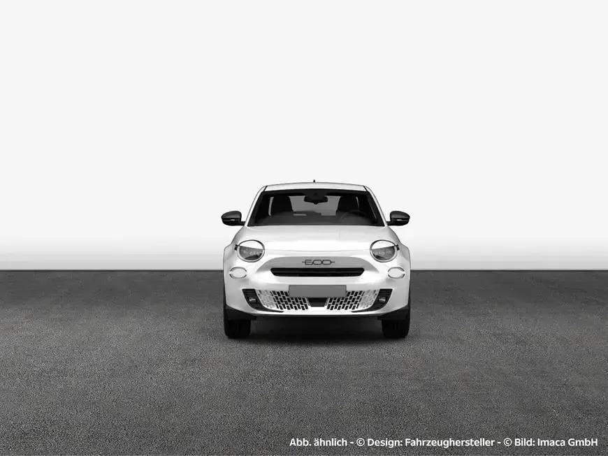 Neu Fiat 600 Icon 101 PS (74 kW) 2026 Gelato weiß SUV