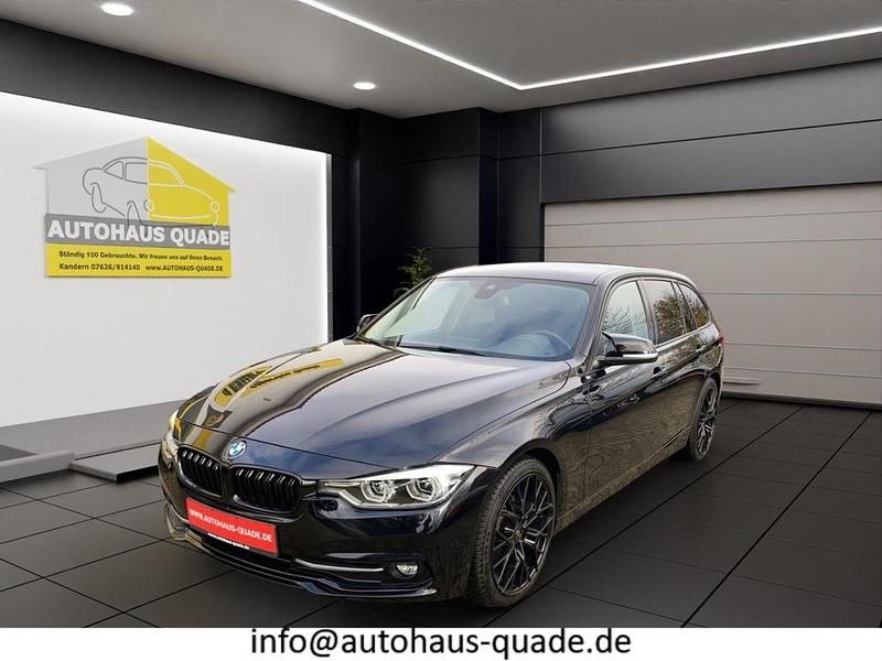Schwarz Gebraucht 2018 BMW 320 Sport Line Kombi | 21.999 € (Teuer) - Bild 1/4