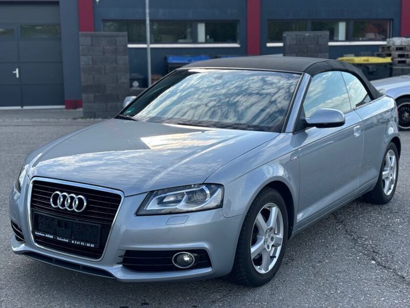 Silber Gebraucht 2010 Audi A3 Cabriolet S-Line Cabrio | 4.890 € (Superpreis) - Bild 1/4