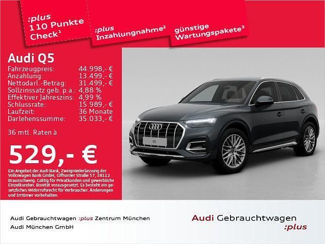 Manhattangrau metallic Gebraucht 2024 Audi Q5 S-Line SUV | 57.652 € - Bild 1/2