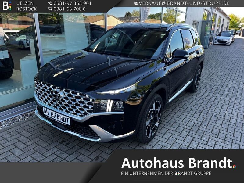 Schwarz Gebraucht 2022 Hyundai Santa Fe Prime SUV | 42.990 € (Etwas zu teuer) - Bild 1/4