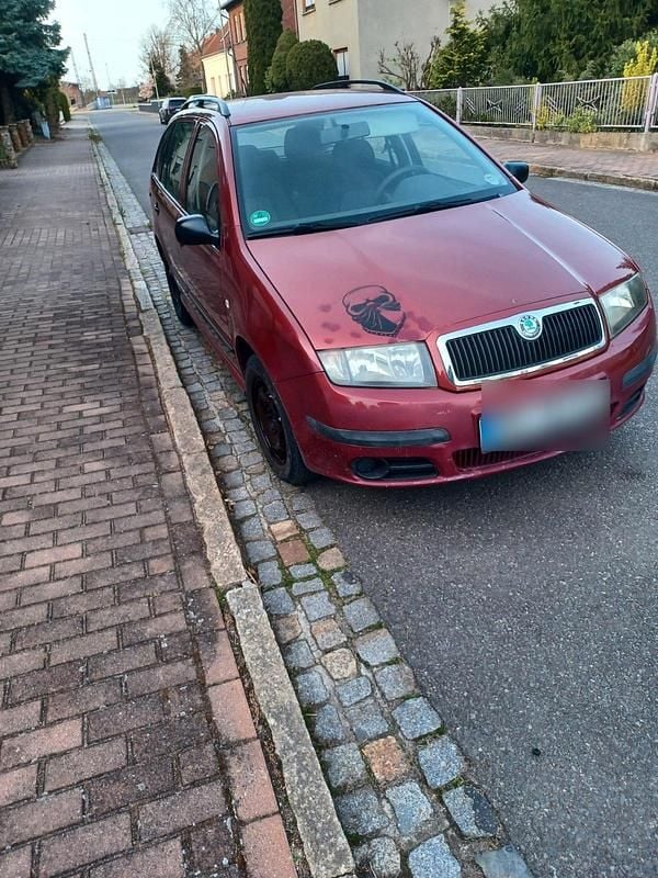 Gebraucht Skoda Fabia 65 PS (47 kW) 2006 Rot Kombi