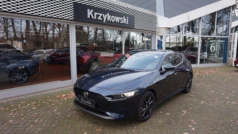 Neu Mazda 3 140 PS (102 kW) 2025 Deep crystal blue Limousine
