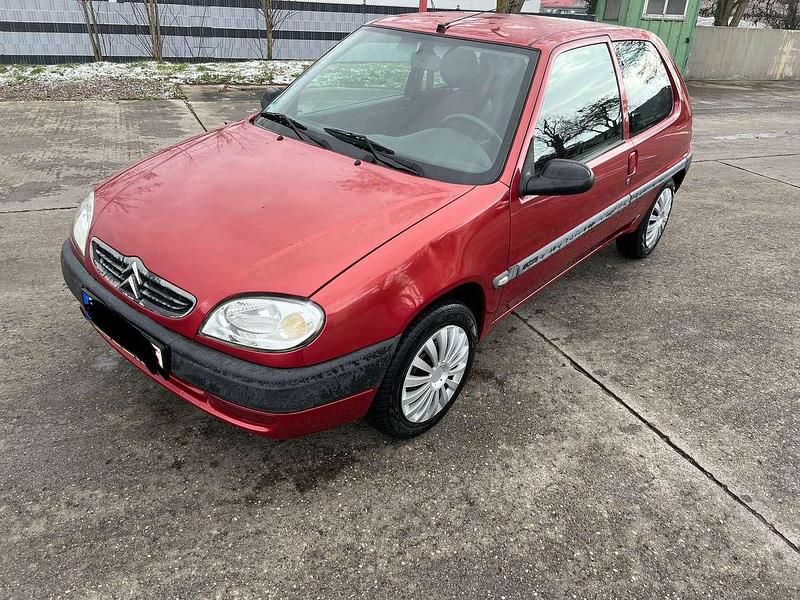 Rot Gebraucht 2003 Citroën Saxo Kleinwagen | 1.300 € (Fairer Preis) - Bild 1/4