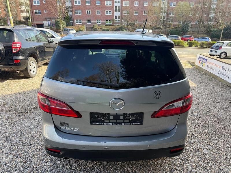 Gebraucht Mazda 5 Edition 150 PS (110 kW) 2012 Silber Van / Kleinbus