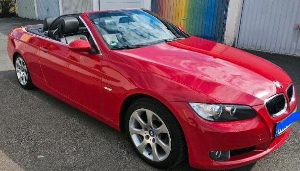 Rot Gebraucht 2008 BMW 320 Cabriolet Cabrio | 10.500 € (Guter Preis) - Bild 1/4