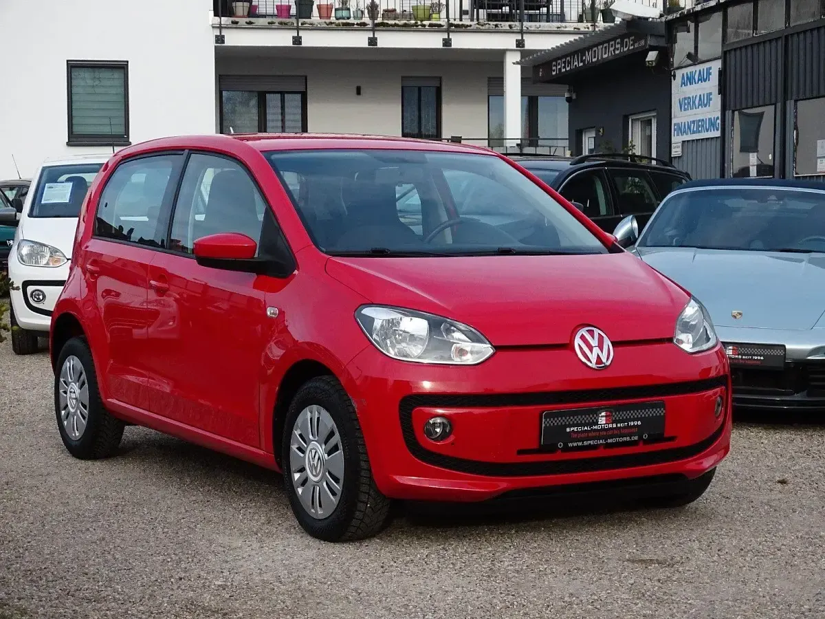 Używany VW up! move up! 60 KM (44 kW) 2013 Czerwony Hatchback