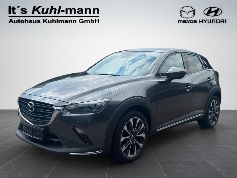 Grau Gebraucht 2019 Mazda CX-3 Sports-Line SUV | 14.900 € (Fairer Preis) - Bild 1/4