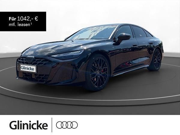 Schwarz (mythosschwarz metallic) Neu 2025 Audi A6 S-Line Limousine | 78.991 € (Etwas zu teuer) - Bild 1/3