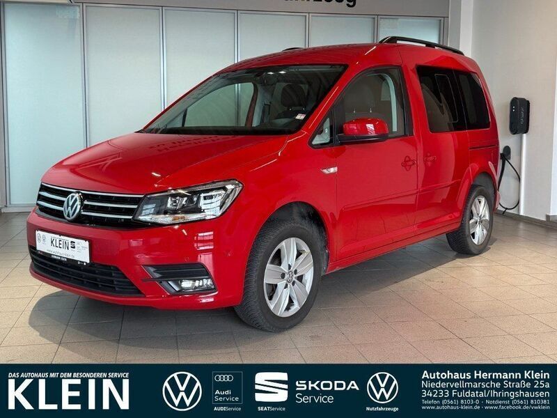Rot Gebraucht 2017 VW Caddy Comfortline Van / Kleinbus | 22.990 € (Fairer Preis) - Bild 1/4