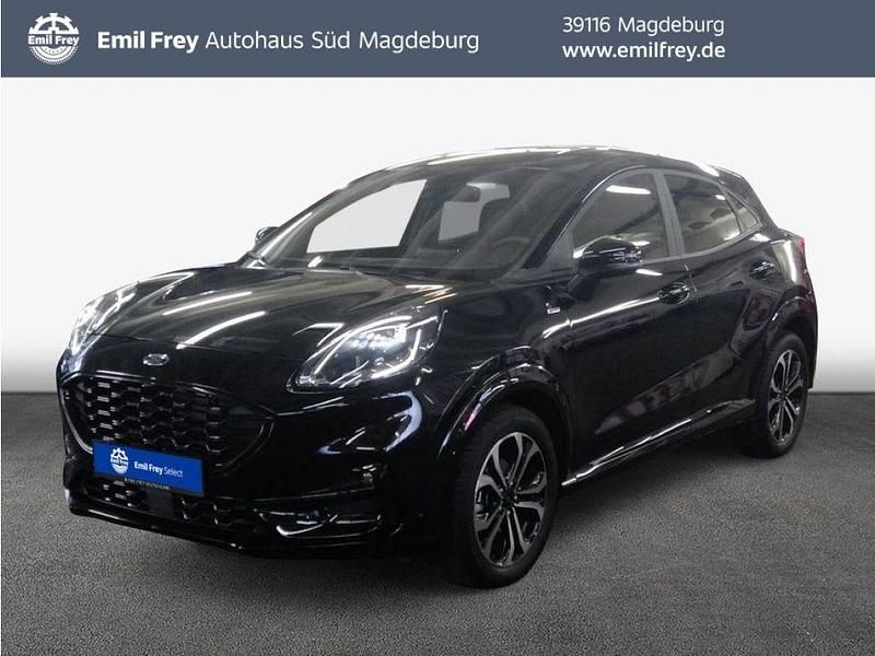 Agate black metallic (metallic) Gebraucht 2022 Ford Puma SUV | 20.480 € (Superpreis) - Bild 1/4