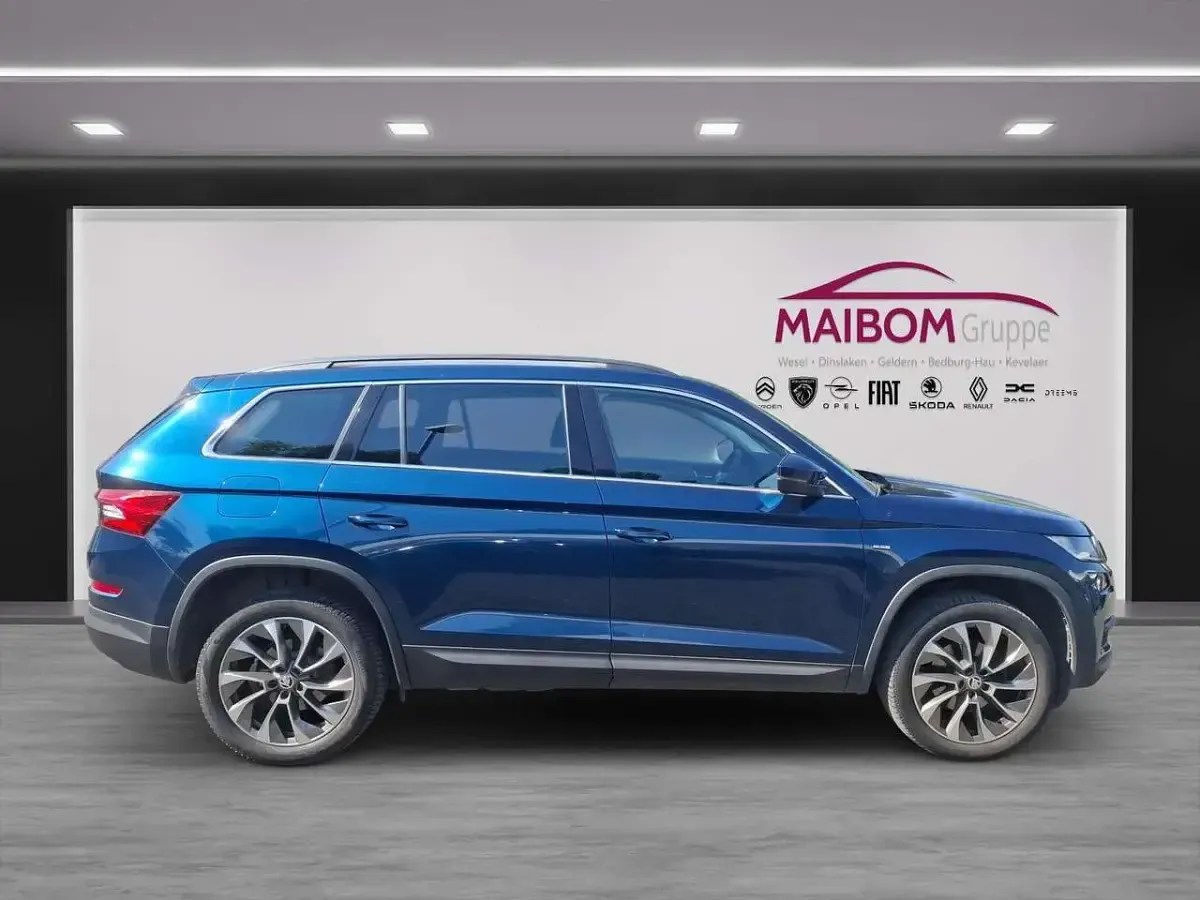 Gebraucht Skoda Kodiaq Clever 150 PS (110 kW) 2021 Lavablau metallic SUV