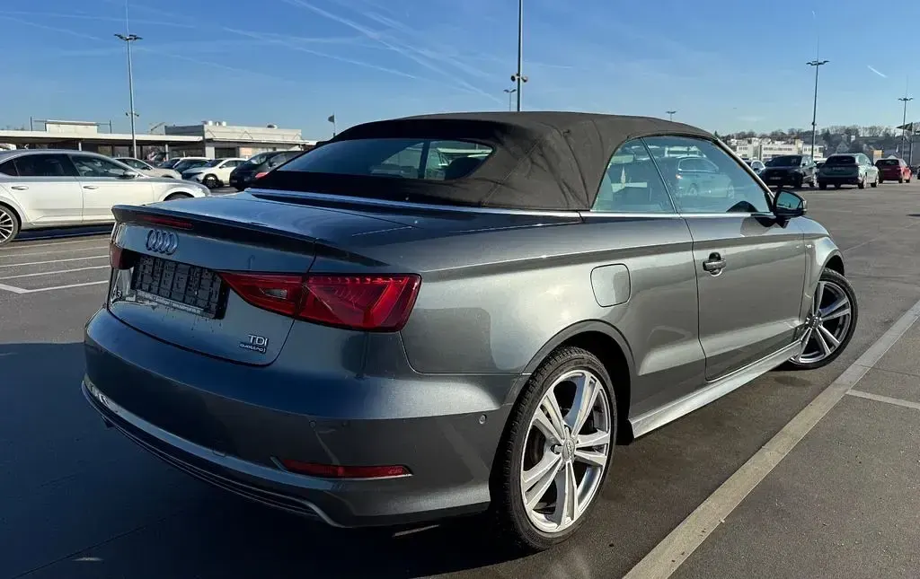 Używany Audi A3 Cabriolet S-Line 184 KM (135 kW) 2016 Szary Kabriolet