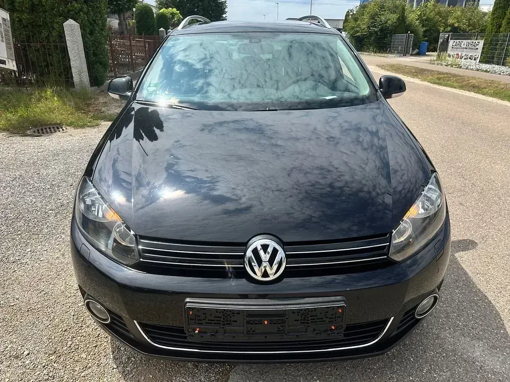 Gebraucht VW Golf VII Style 122 PS (89 kW) 2012 Schwarz Kombi