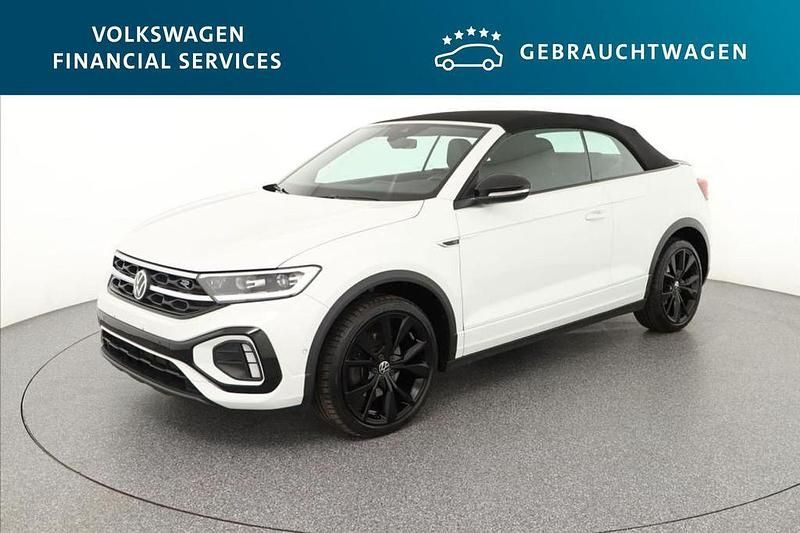 Weiss Gebraucht 2022 VW T-Roc Cabriolet R-line Cabrio | 31.269 € (Fairer Preis) - Bild 1/4