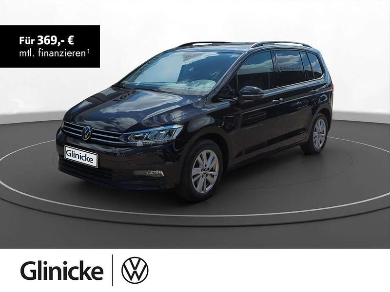 Deep black perleffekt Gebraucht 2022 VW Touran Comfortline Van / Kleinbus | 27.980 € (Guter Preis) - Bild 1/2
