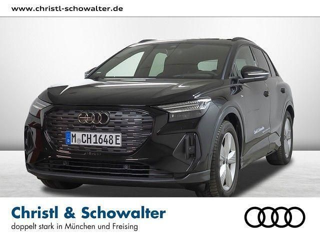 Mythosschwarz metallic Gebraucht 2025 Audi Q4 e-tron S-Line SUV | 64.153 € (Teuer) - Bild 1/4