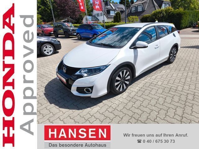Weiß Gebraucht 2017 Honda Civic Elegance Kombi | 11.990 € - Bild 1/4