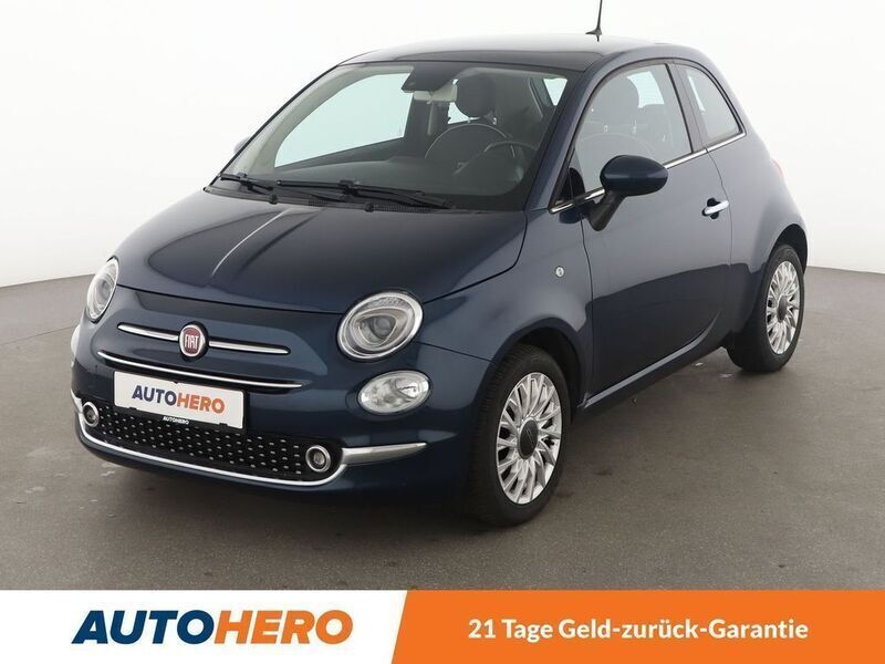 Blau Gebraucht 2018 Fiat 500 Lounge Kleinwagen | 9.950 € (Etwas zu teuer) - Bild 1/3
