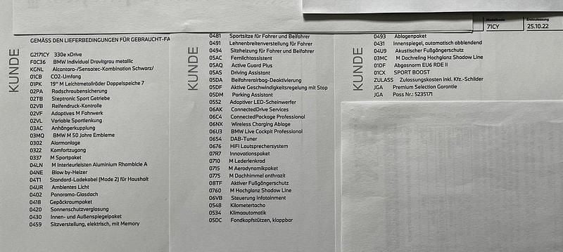 Gebraucht BMW 330e 292 PS (214 kW) 2022 Grau Kombi