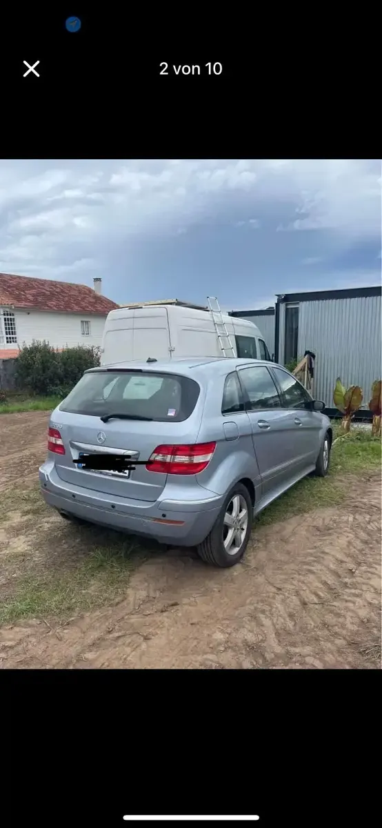 Gebraucht Mercedes B200 2005 Silber Van / Kleinbus