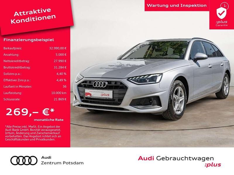 Florettsilber metallic Gebraucht 2024 Audi A4 Basis Kombi | 32.990 € (Fairer Preis) - Bild 1/3